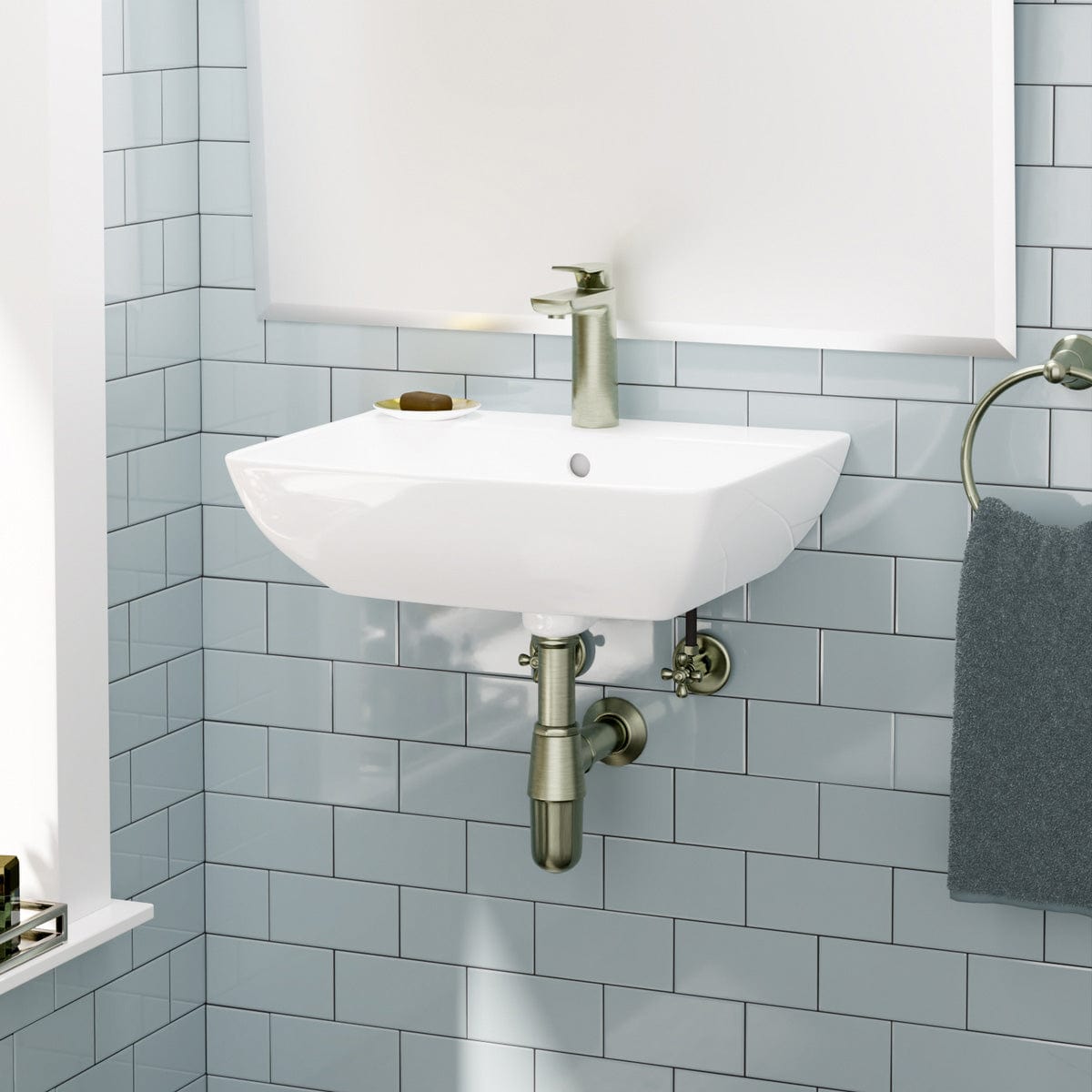 Jesup 200 Vitreous China Wall-Mount Sink
