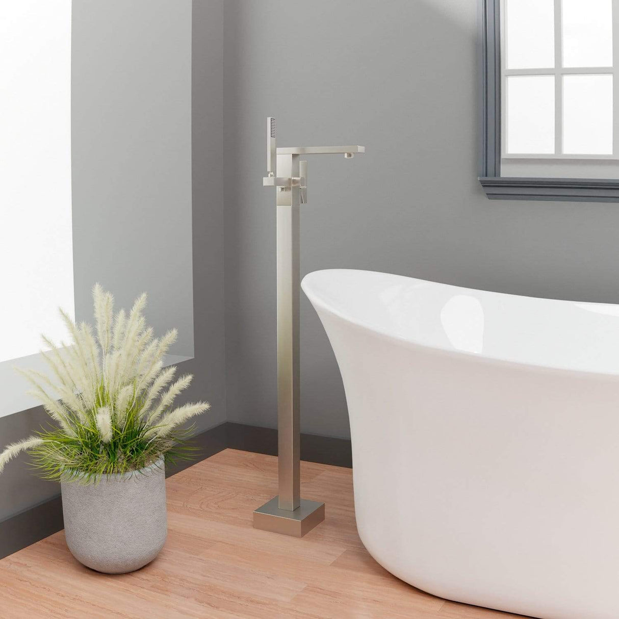 Kansai Freestanding Tub Faucet with Hand Shower