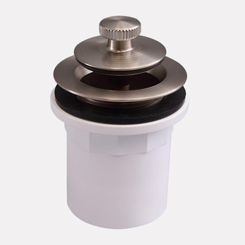 Lift-and-Turn Tub Drain with Hub Adapter