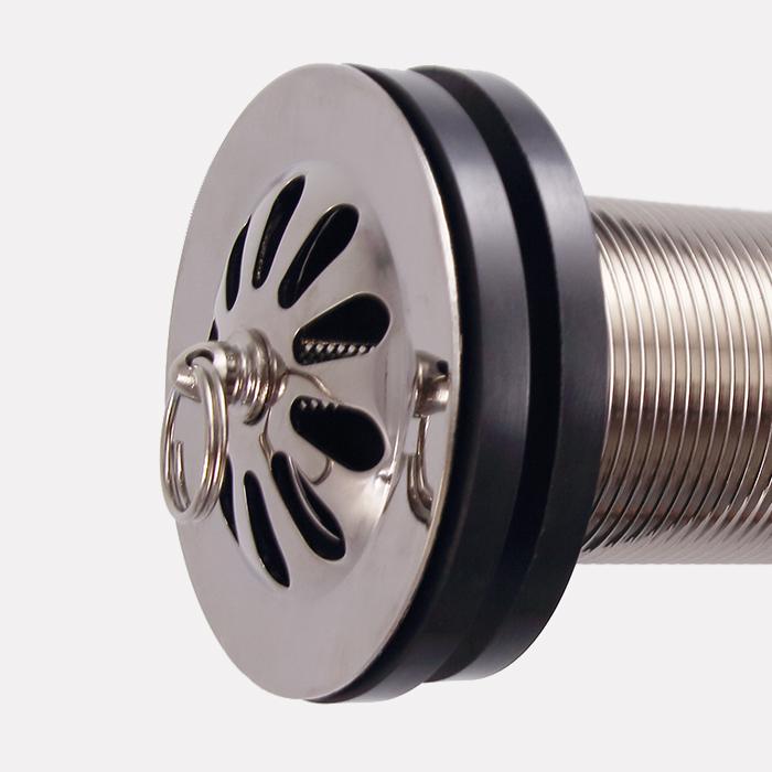 Lift & Turn Tub Drain with Pivoting Overflow