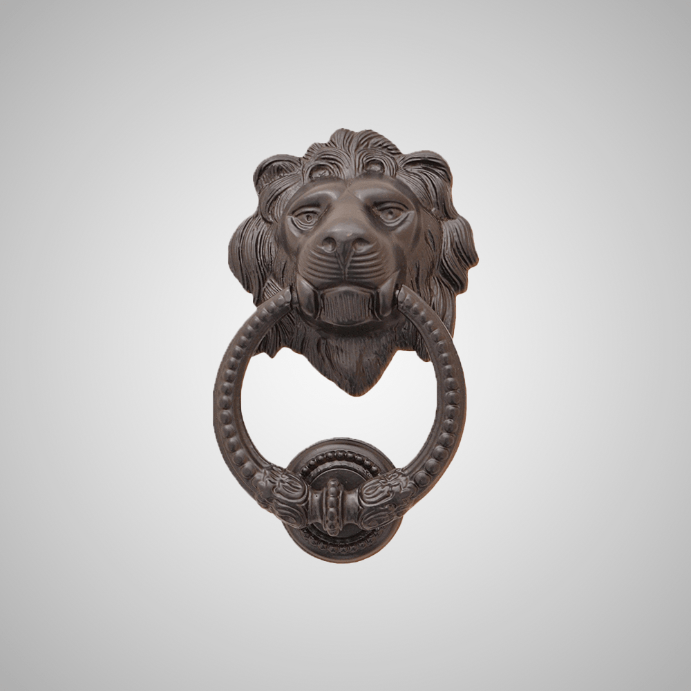 Lions Head Door Knocker