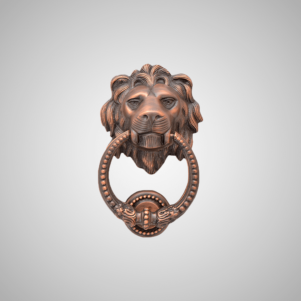 Lions Head Door Knocker