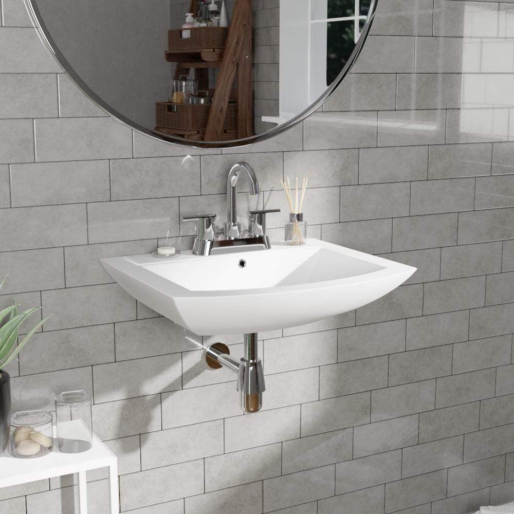 Mauston Vitreous China Wall-Mount Bathroom Sink