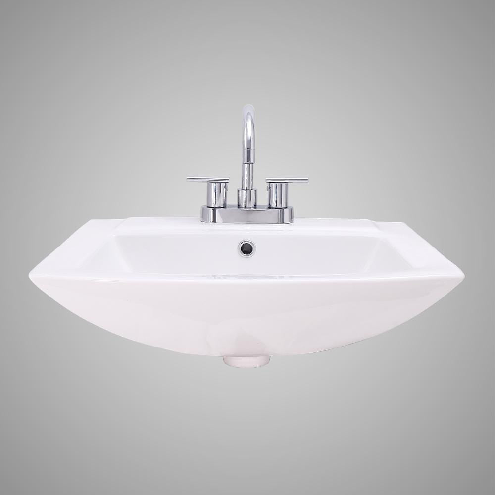 Mauston Vitreous China Wall-Mount Bathroom Sink