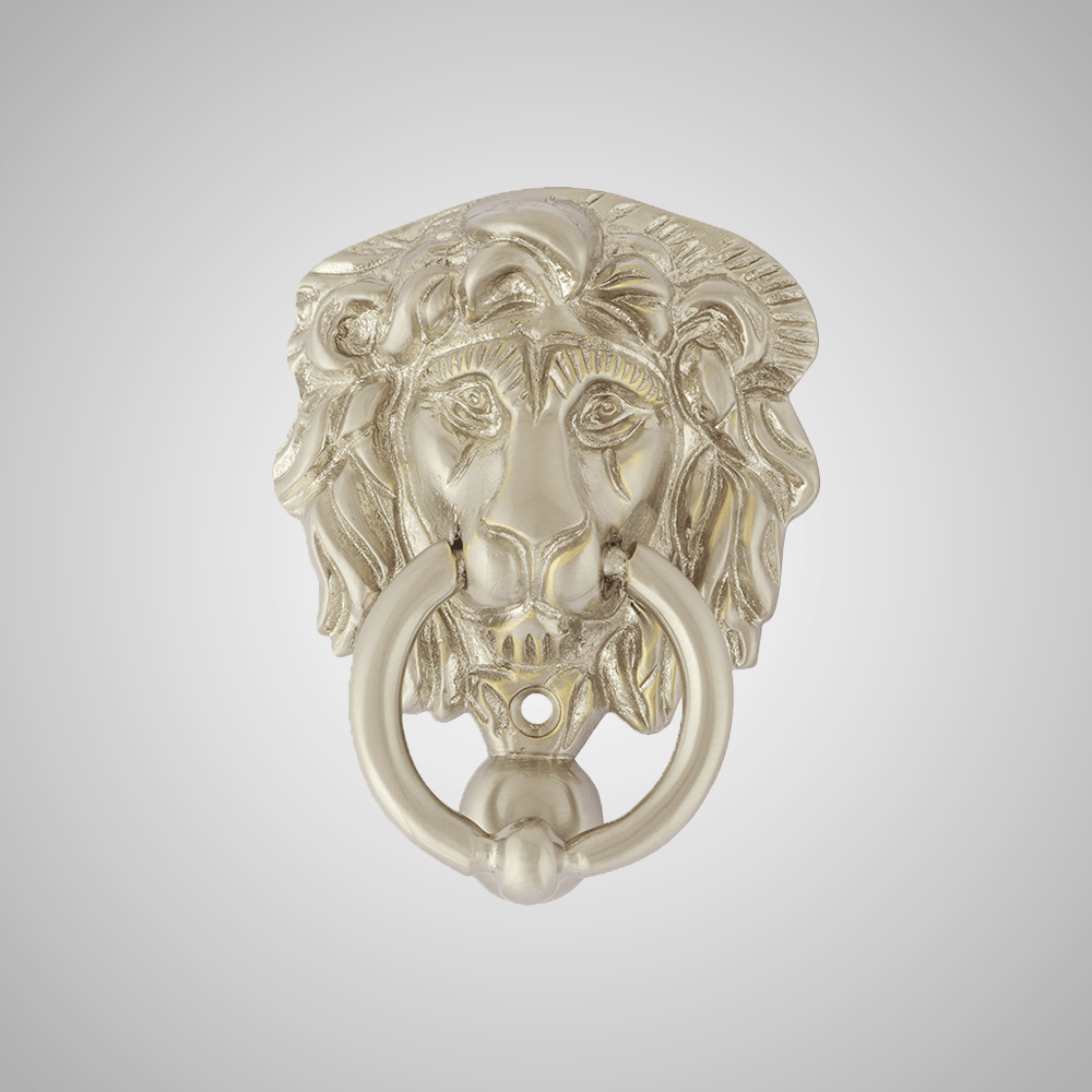 Miniature Lions Head Door Knocker