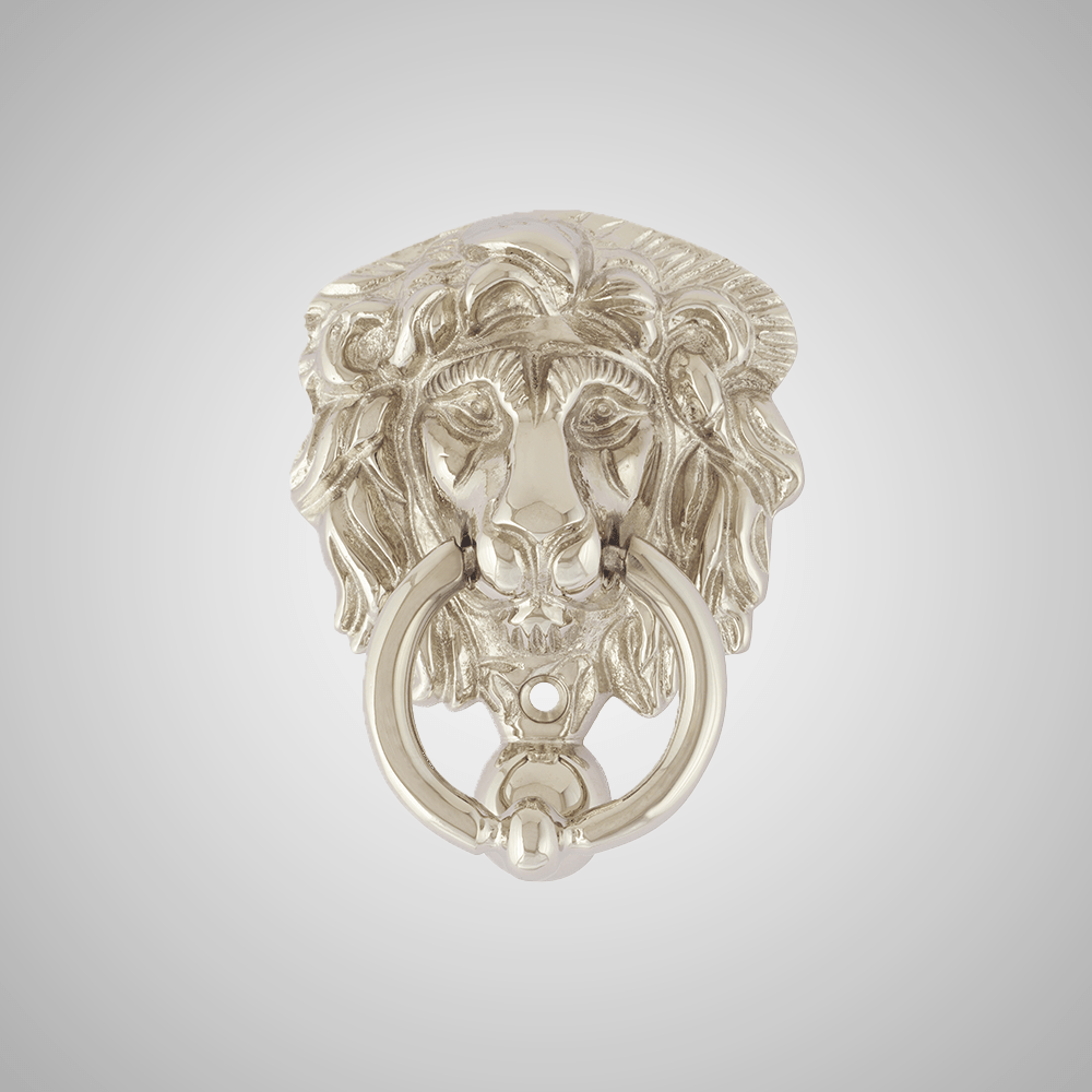 Miniature Lions Head Door Knocker