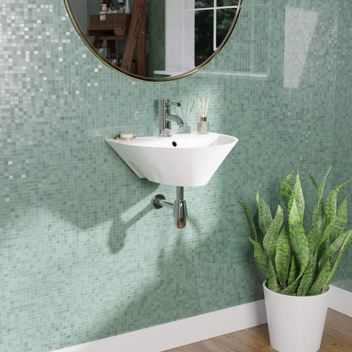 Norene 200 Vitreous China Wall-Mount Sink