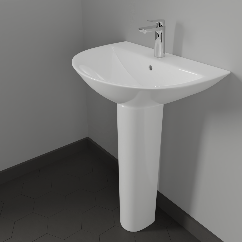Norene Vitreous China Pedestal Sink
