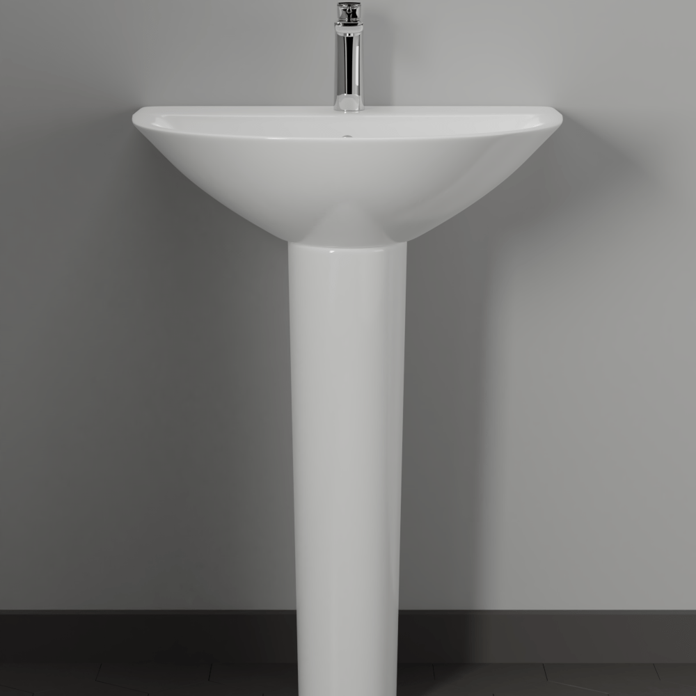 Norene Vitreous China Pedestal Sink