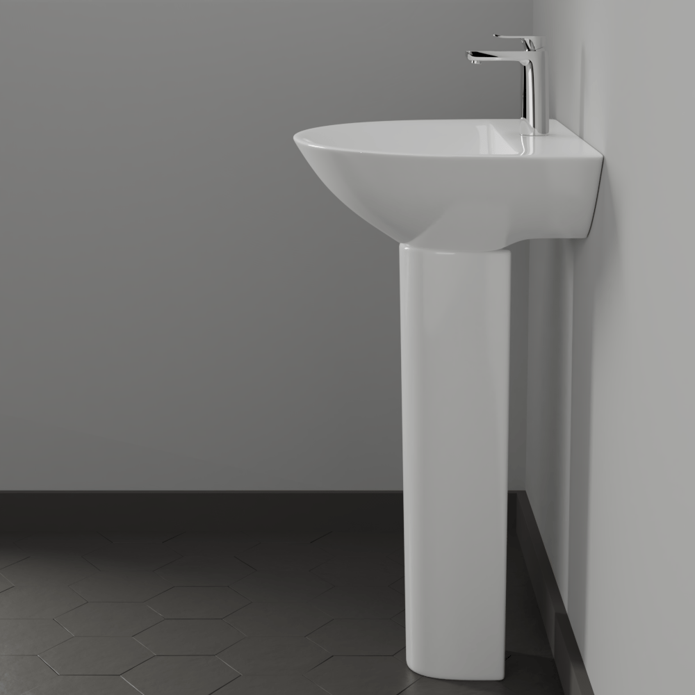 Norene Vitreous China Pedestal Sink