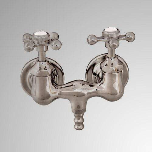 Old-Style Tub Faucet - Metal Cross Handles