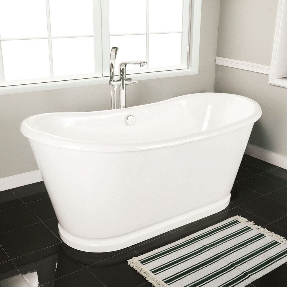 Pitkin Cast Iron Skirted Bateau Tub