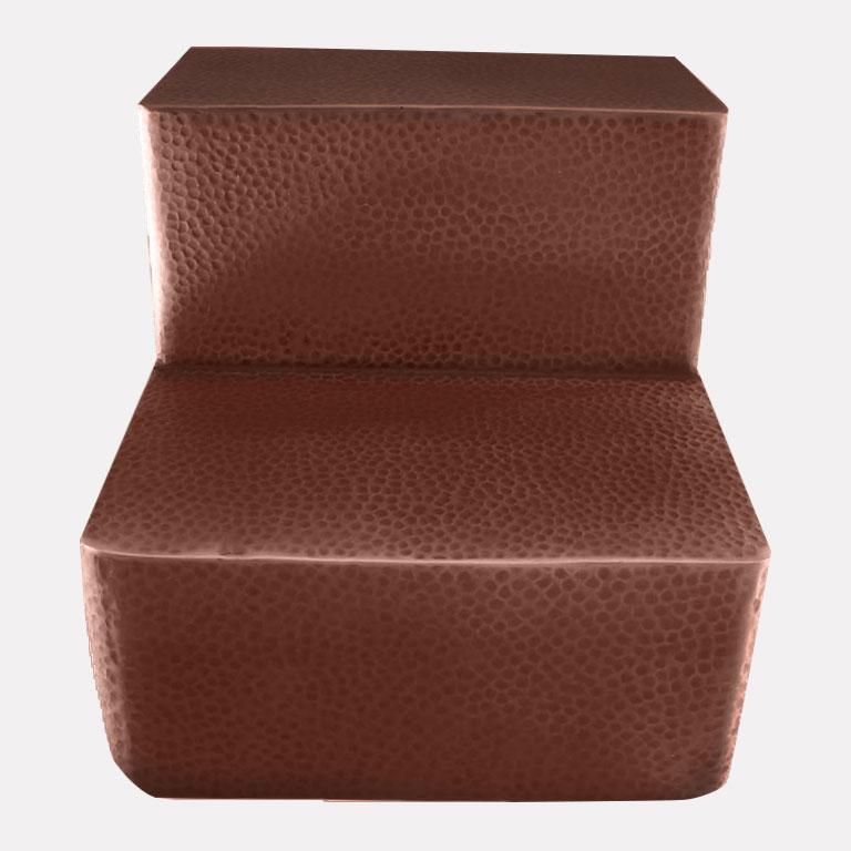 Rectangular Copper Tub Steps
