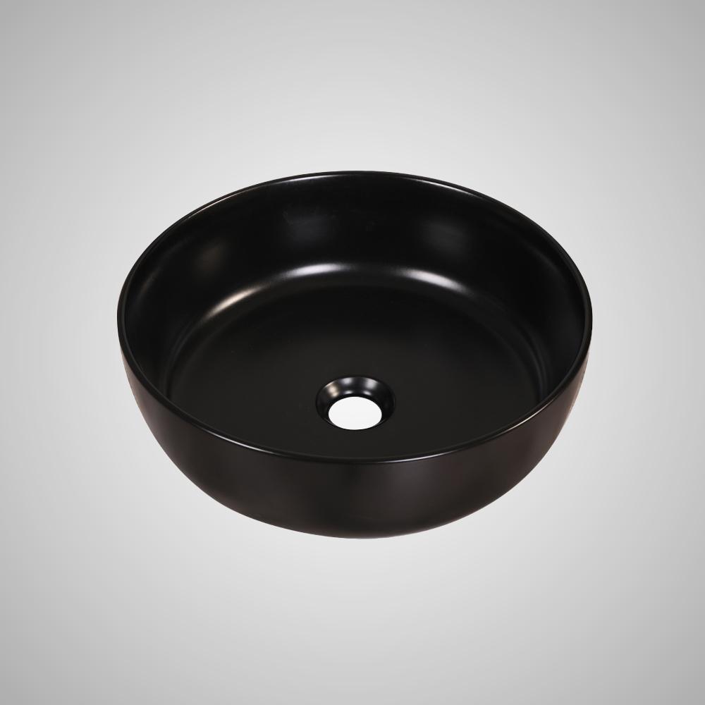 Rudyard Vitreous China Vessel Sink - Matte Black