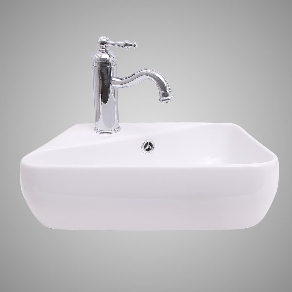 Saranac Vitreous China Wall-Mount Bathroom Sink