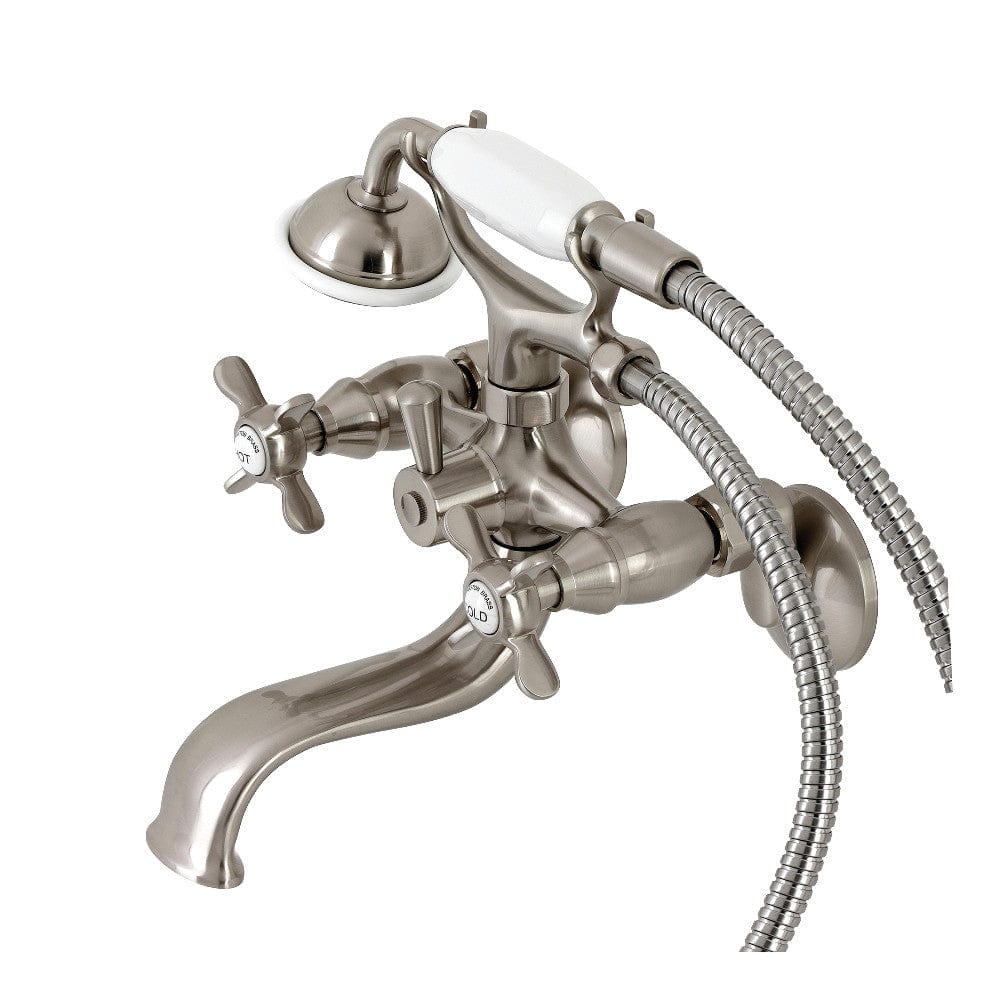 Serzer Wall-Mount Tub Faucet with Hand Shower