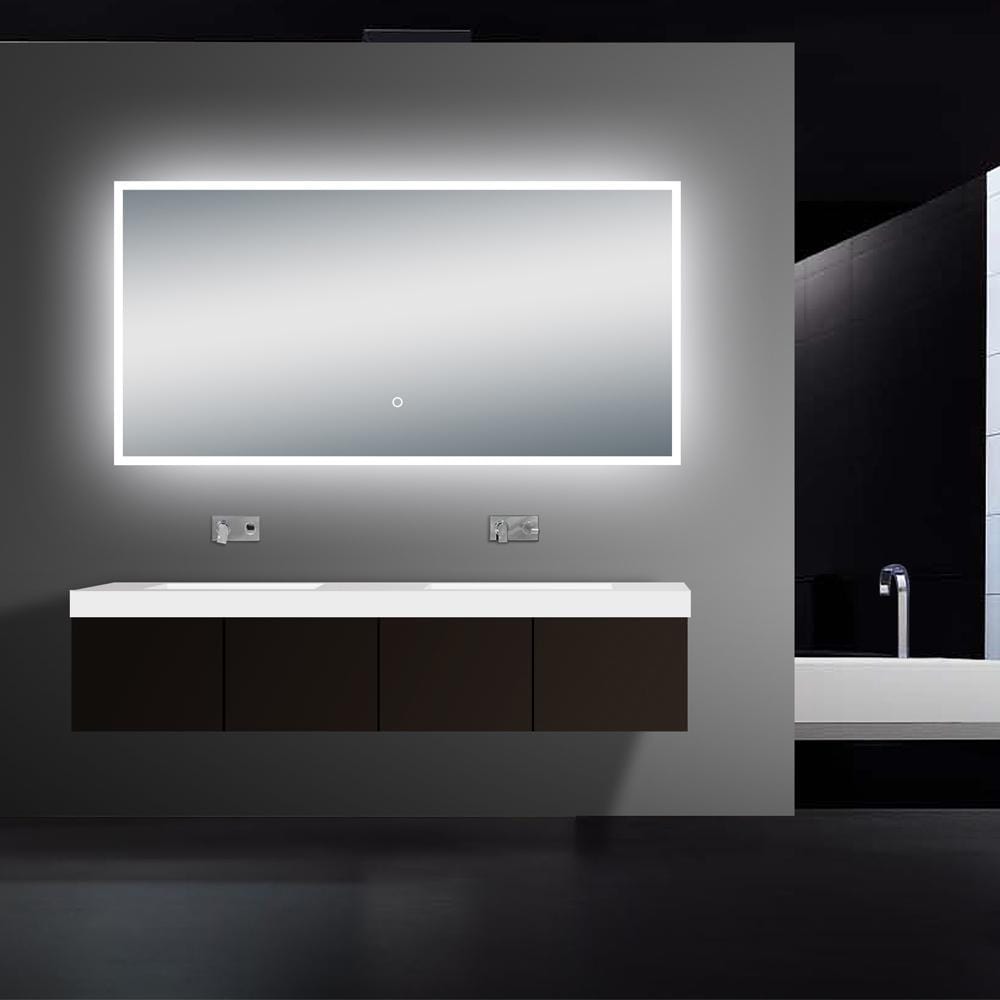 Shetland 48" Rectangle Illuminated Bathroom/Vanity Wall Mirror