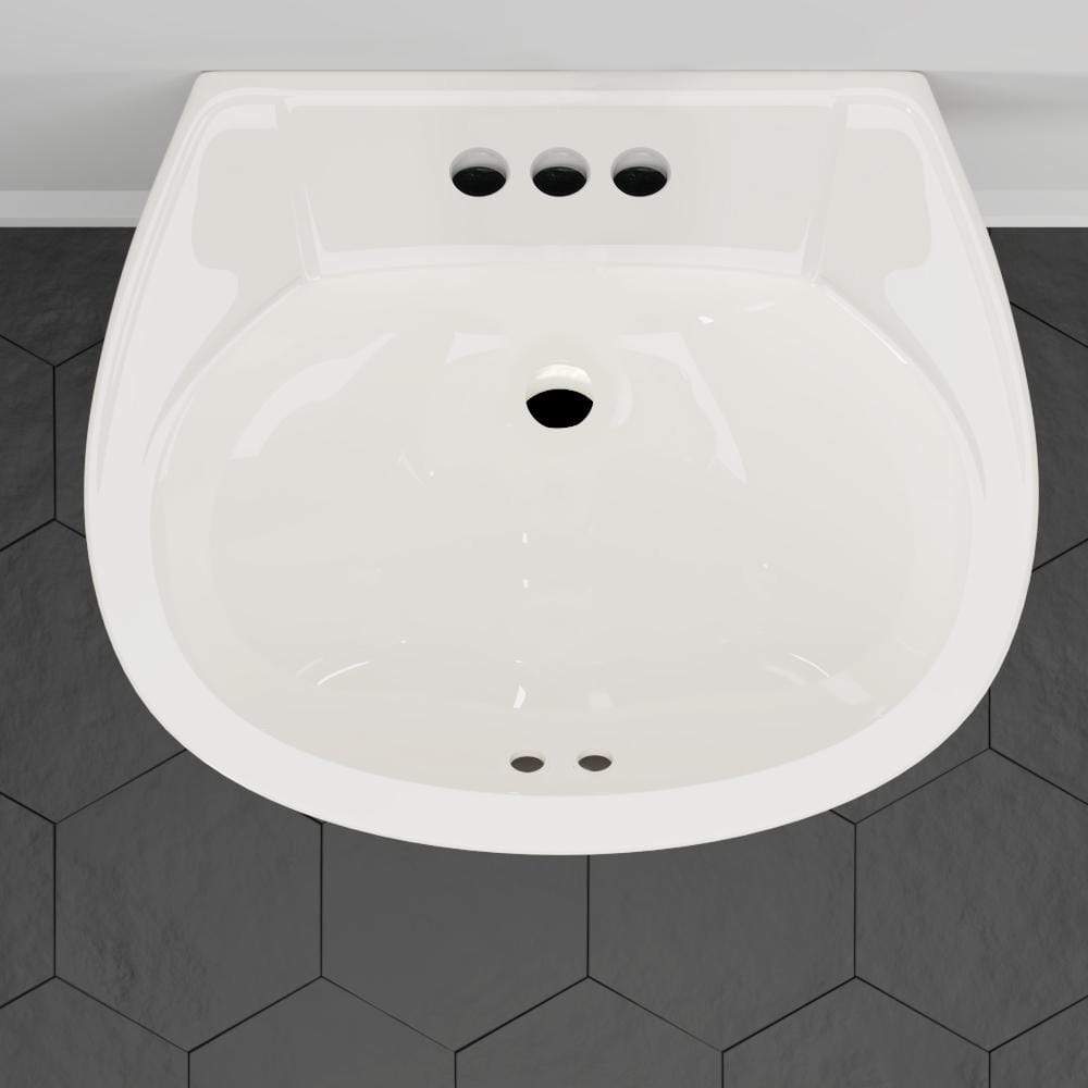 Solon 100 Vitreous China Pedestal Sink