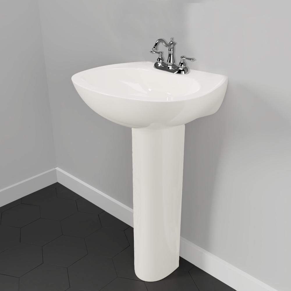 Solon 100 Vitreous China Pedestal Sink