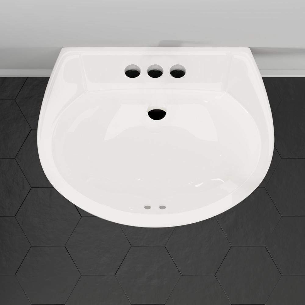 Solon 200 Vitreous China Pedestal Sink
