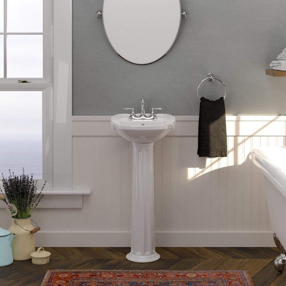 Stanfield Vitreous China Pedestal Sink - Small