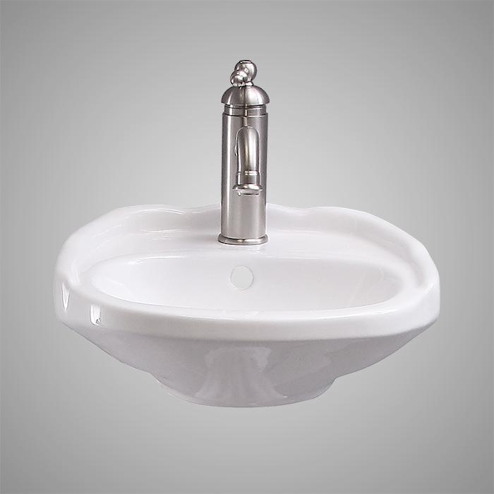 Stanfield Vitreous China Wall-Mount Bathroom Sink - Small