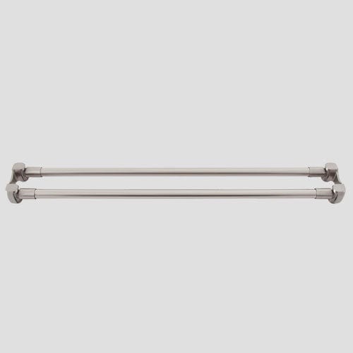 Straight Double Solid Brass Shower Rod