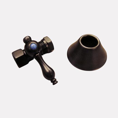 Straight Stop and Flange - 1/2" FIP x 1/2" OD Compression