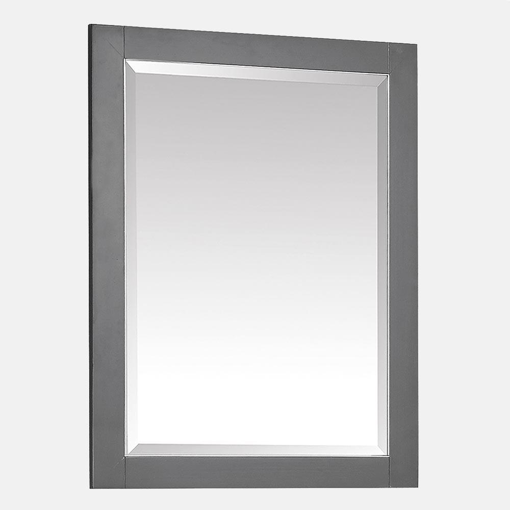 Tendoy Framed Vanity Mirror - Twilight Gray