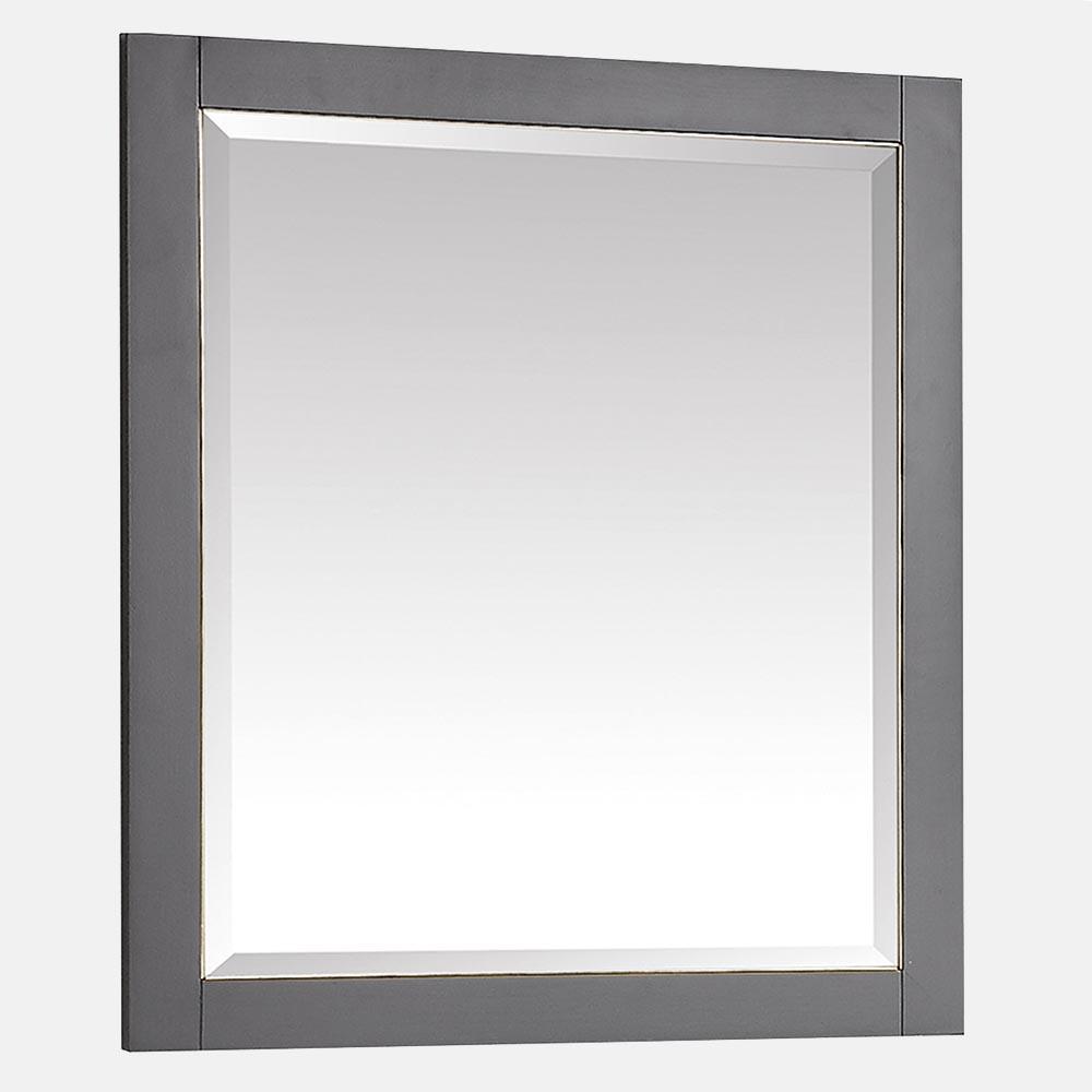 Tendoy Framed Vanity Mirror - Twilight Gray