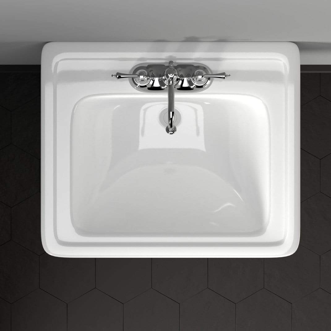 Tifton 100 Vitreous China Pedestal Sink