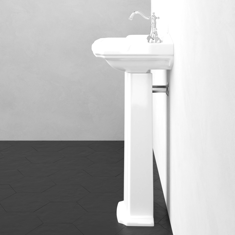 Trigg Vitreous China Pedestal Sink