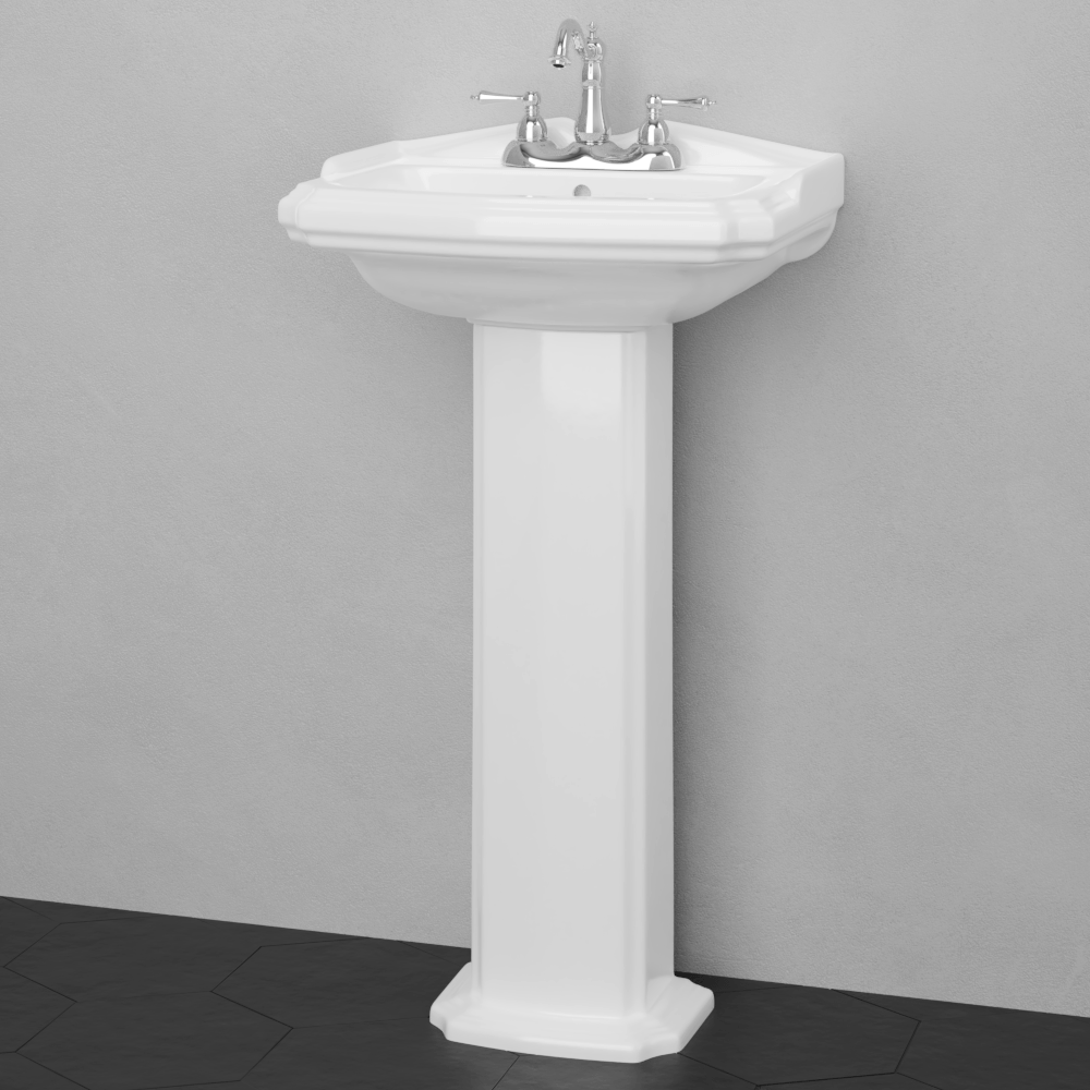 Trigg Vitreous China Pedestal Sink