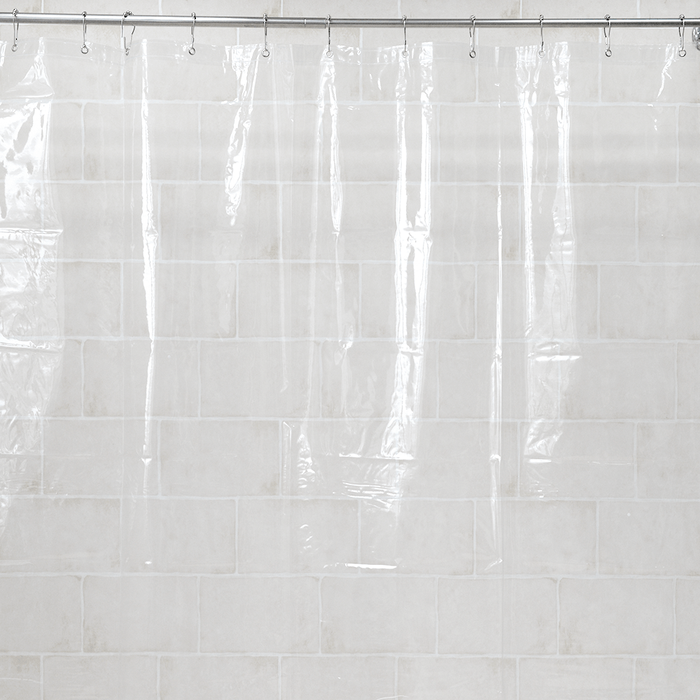 Vinyl Shower Curtain - Clear
