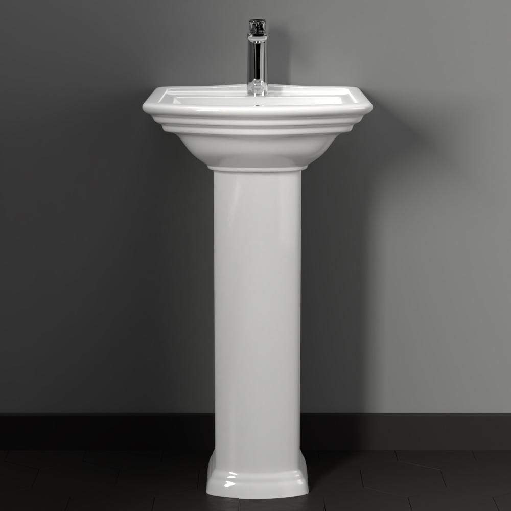 Waycross 100 Vitreous China Pedestal Sink