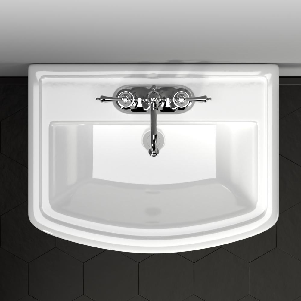 Waycross 200 Vitreous China Pedestal Sink