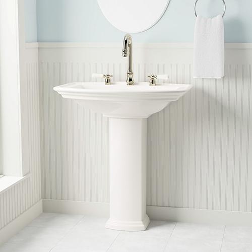 Waycross 400 Vitreous China Pedestal Sink