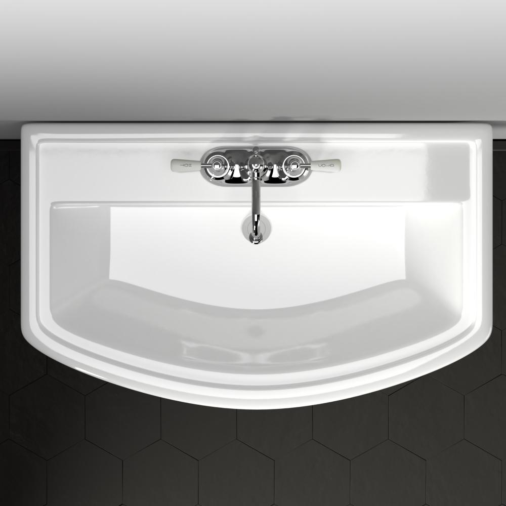 Waycross 400 Vitreous China Pedestal Sink
