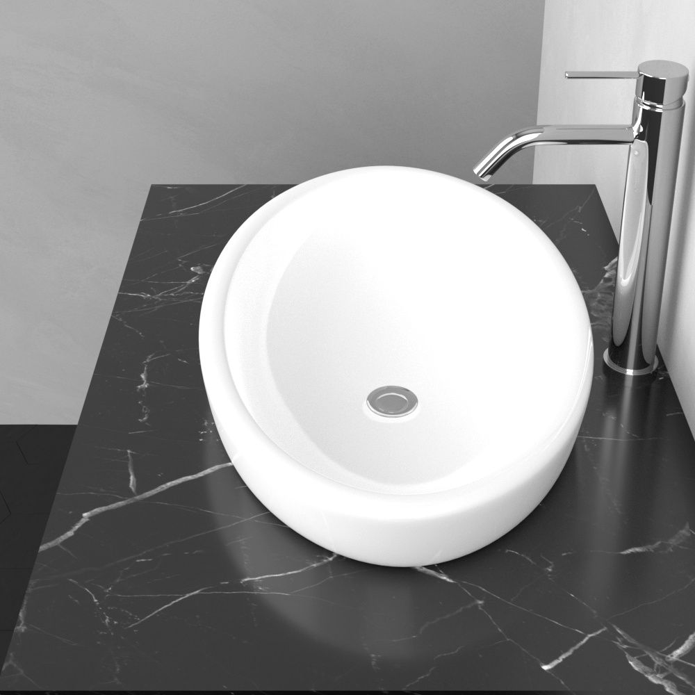 Willette Vitreous China Semi-Recessed Sink