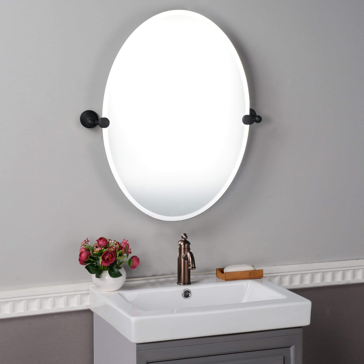 Wilton Oval Tilting Mirror