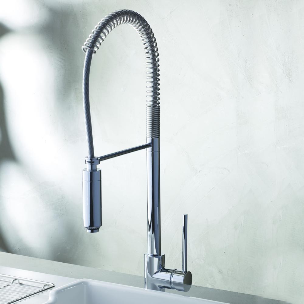 Wyndam Kitchen Faucet with Spring Spout