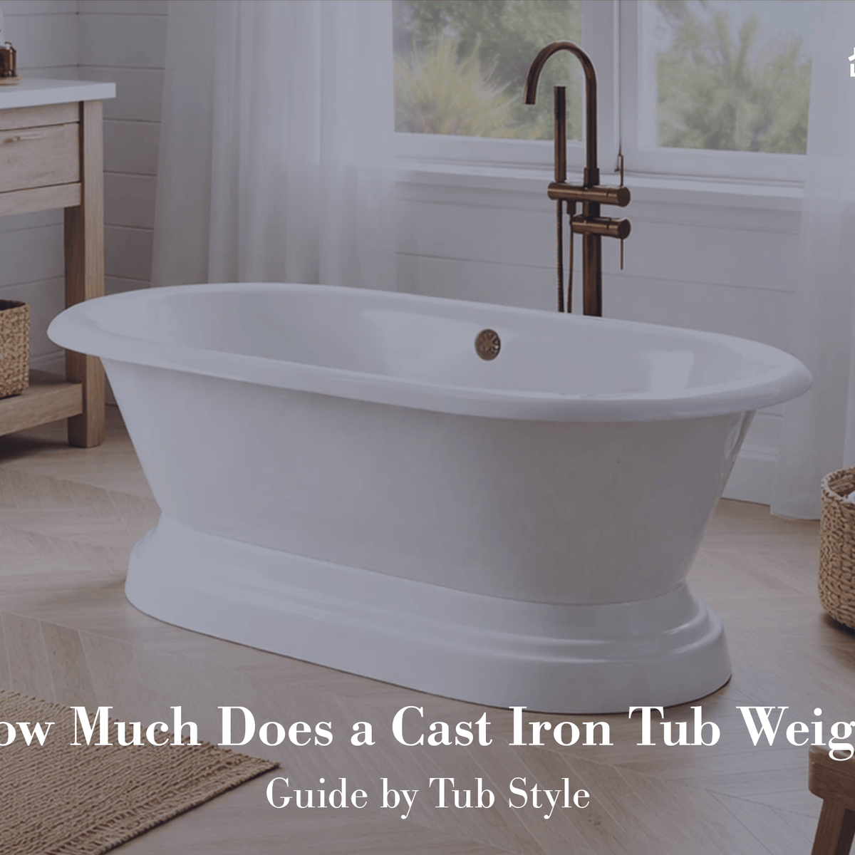 Great Description About How Much Does A Cast Iron Tub Weigh