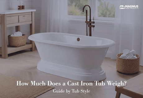 How Much Does a Cast Iron Tub Weigh? Guide by Tub Style