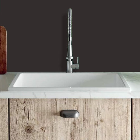 fireclay undermount sink with faucet