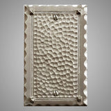 1 Blank Wall Plate - Hammered Design