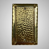1 Blank Wall Plate - Hammered Design
