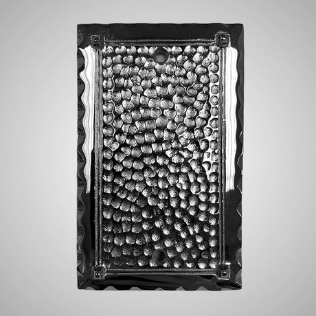 1 Blank Wall Plate - Hammered Design