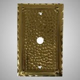 1 Coaxial Cable Wall Plate - Hammered Design