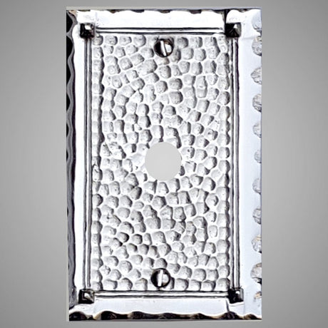 1 Coaxial Cable Wall Plate - Hammered Design