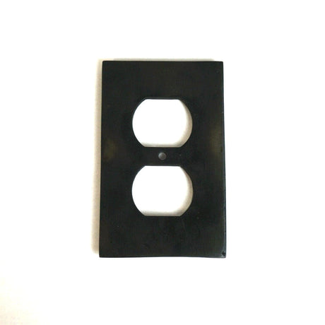 1 Gang Duplex Outlet Wall Switch Plate - Hammered Design
